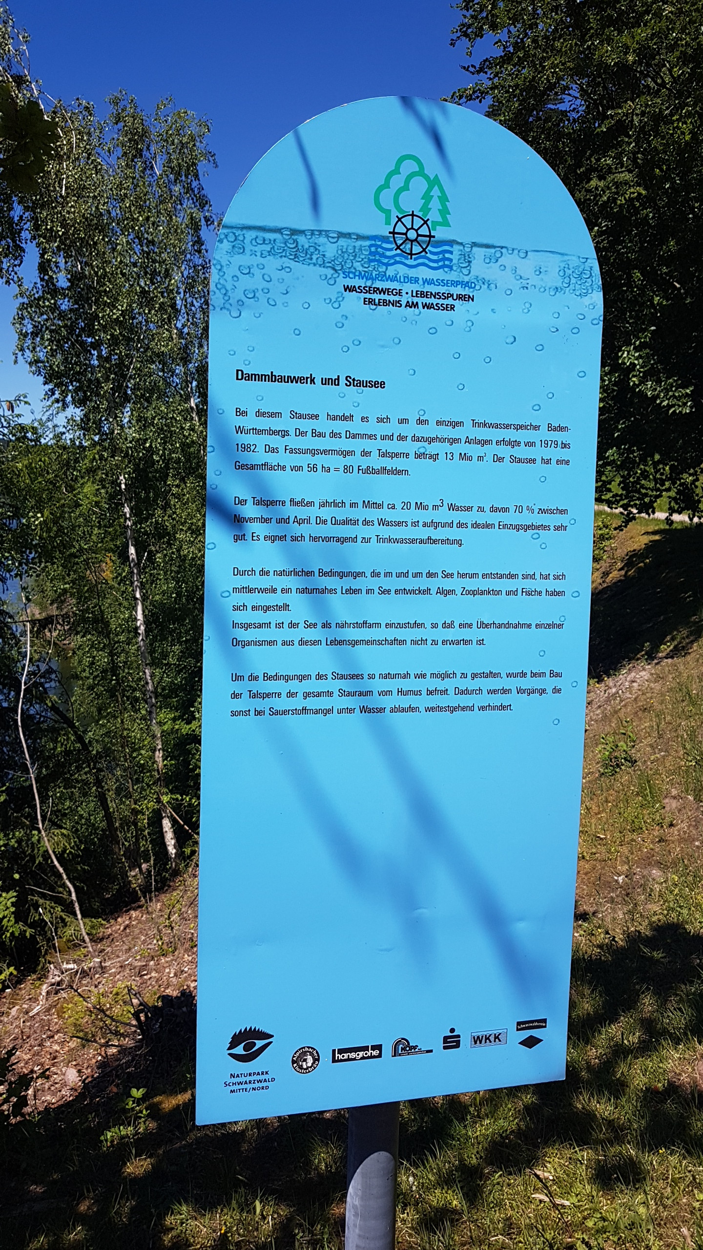 Ausflug Trinkwasserstausee Kleine Kinzig, Schwarzwald