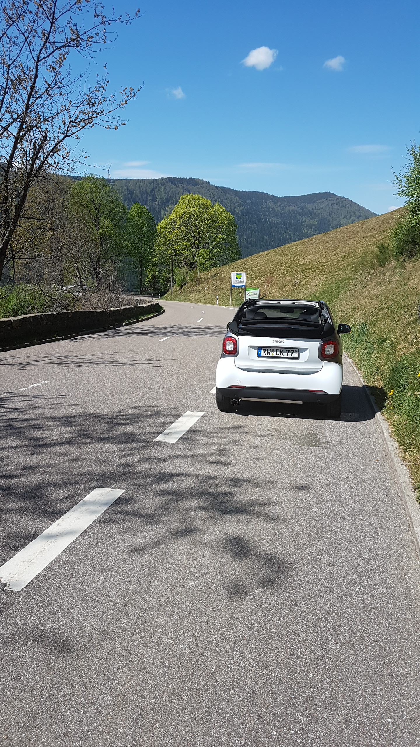 Cabrio im Hochschwarzwald