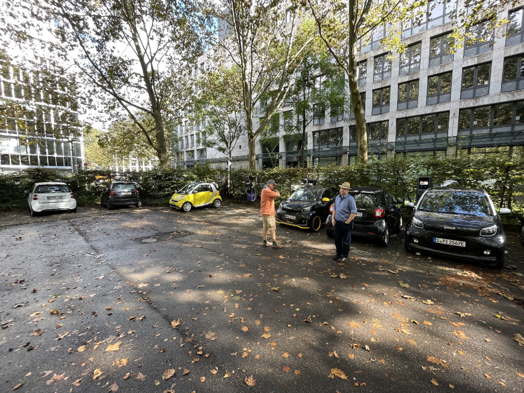 Spontanes smart Treffen in Stuttgart