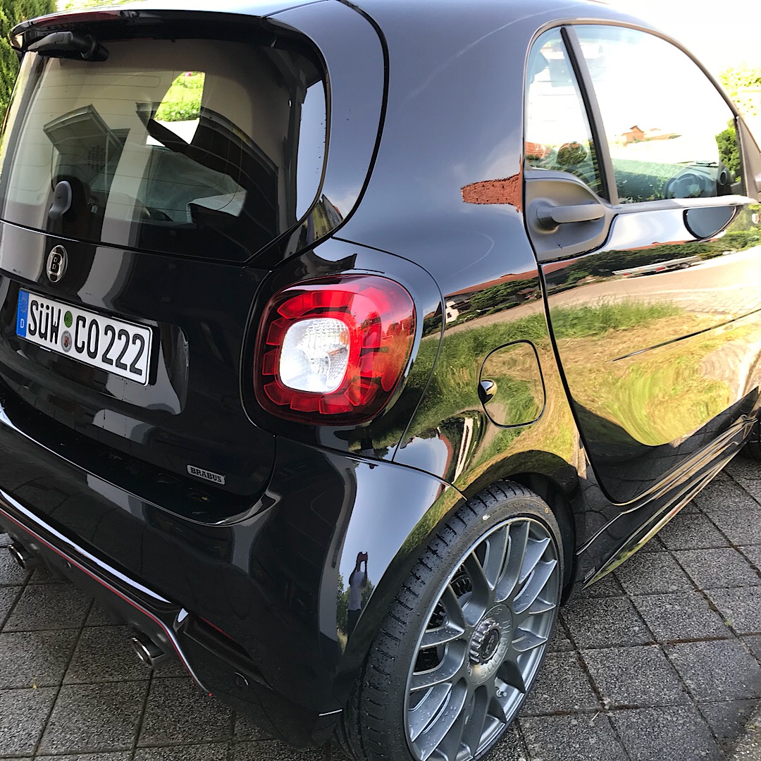 Wunderschne Smart 453 Brabus Ebenbildnull